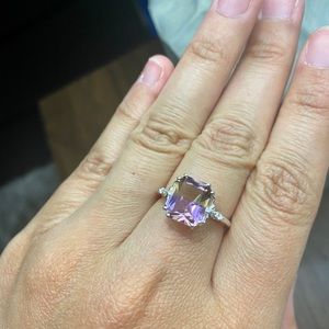 Anahi Ametrine Sterling Silver Ring 4.03cts
